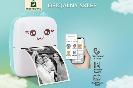 MizerPrint™ – Kieszonkowa Drukarka bez tuszu
