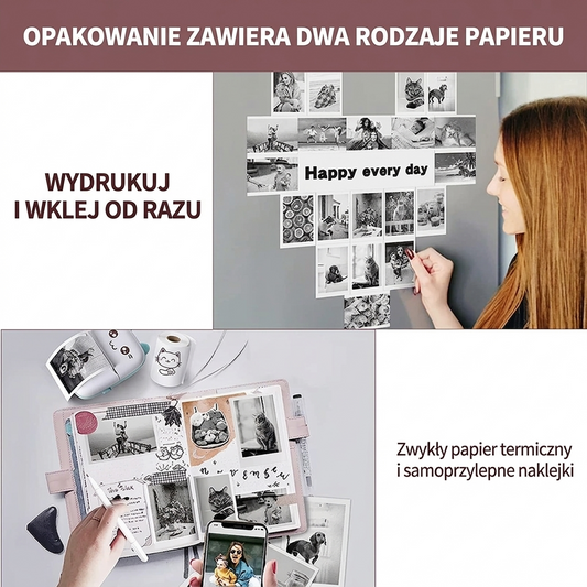 MizerPrint™ – Kieszonkowa Drukarka bez tuszu