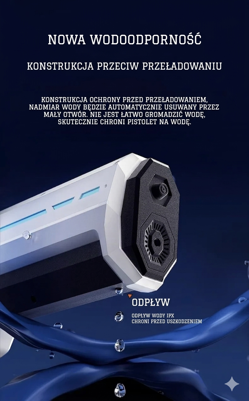MizerBlaster™ – Elektryczny Pistolet Wodny XXL