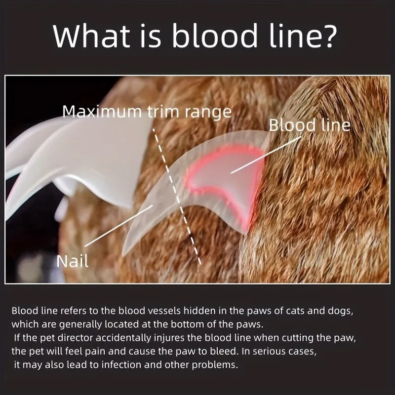 Intelligenter Krallenschneider für Hunde und Katzen mit LED – Sicheres Schneiden 