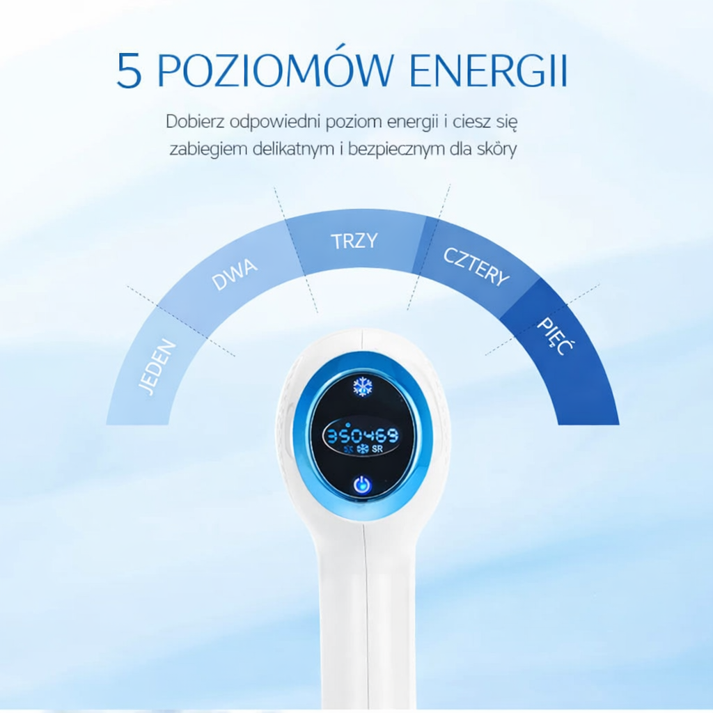 Depilator Laserowy IPL 3w1 z Chłodzeniem ICE – Trwałe Usuwanie Włosów w Domu